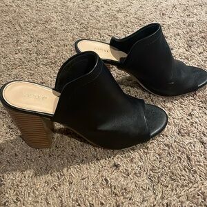 Women’s Chunky Heel Peep Toe Bootie